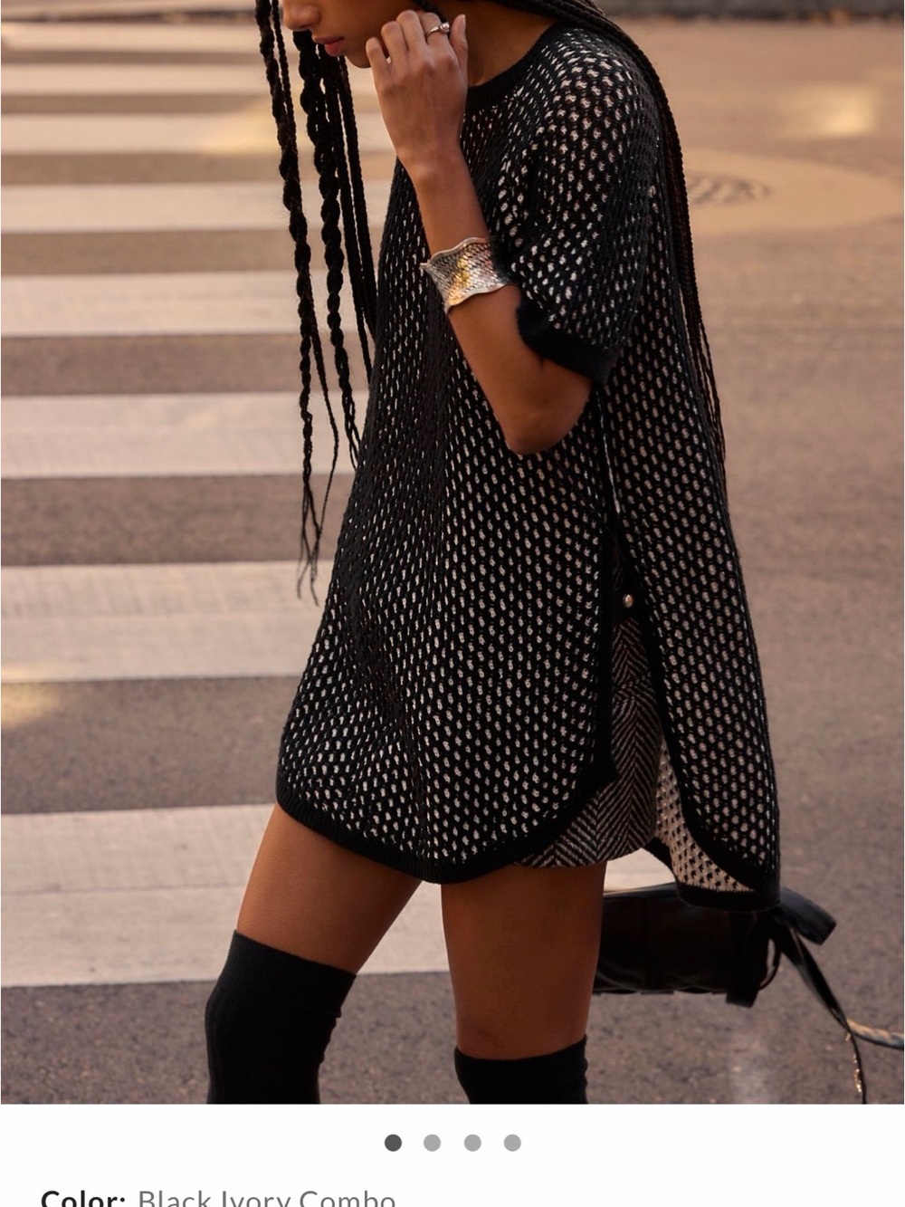 Free People Kiki Reversible Tunic (small snag, see photos)